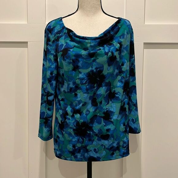 Liz Claiborne LS Cowl Neckline Top-FREE w/Bundle Purchase - Picture 1 of 6